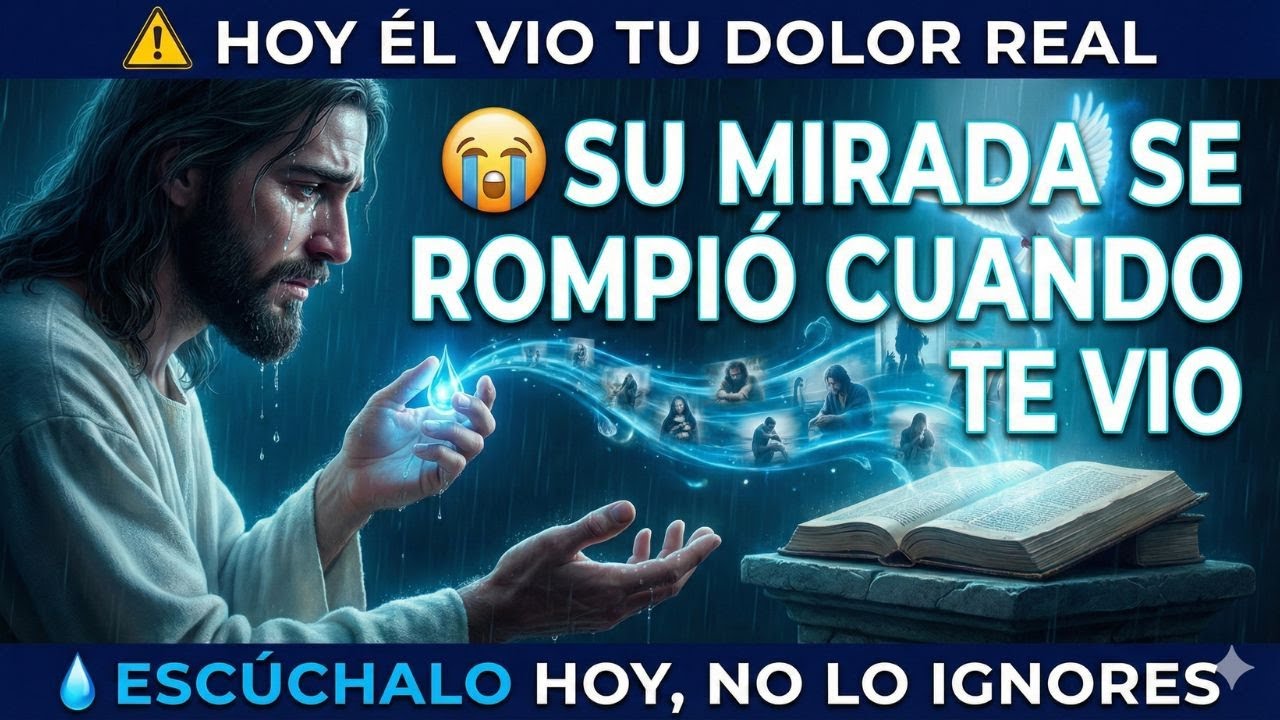 😭 Jesús está en lágrimas por lo que vio en ti… escúchalo hoy