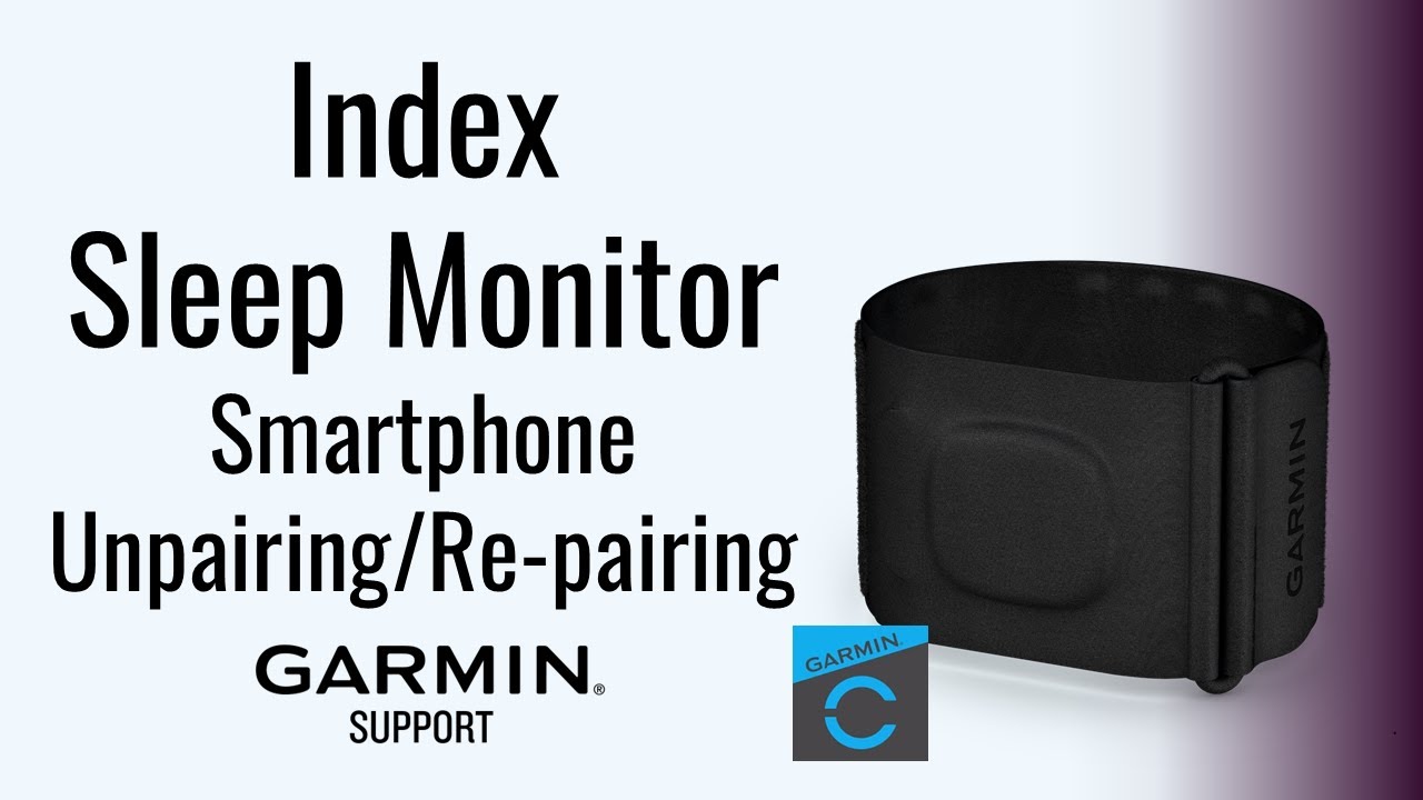 Монитор сна Index™ | Отключение/повторное подключение | Поддержка Garmin