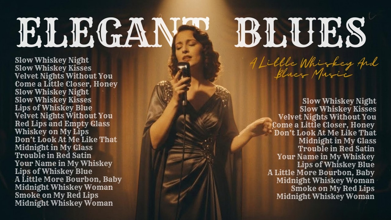 Elegant Blues Playlist - Whiskey Rock Music for a Relaxing Work Blues Escape | Unwind after Hours