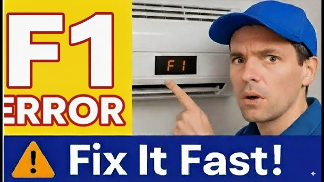 Air Conditioner F1 Error Code Explained Troubleshooting, Fault Diagnosis, Causes, Solutions AC Units