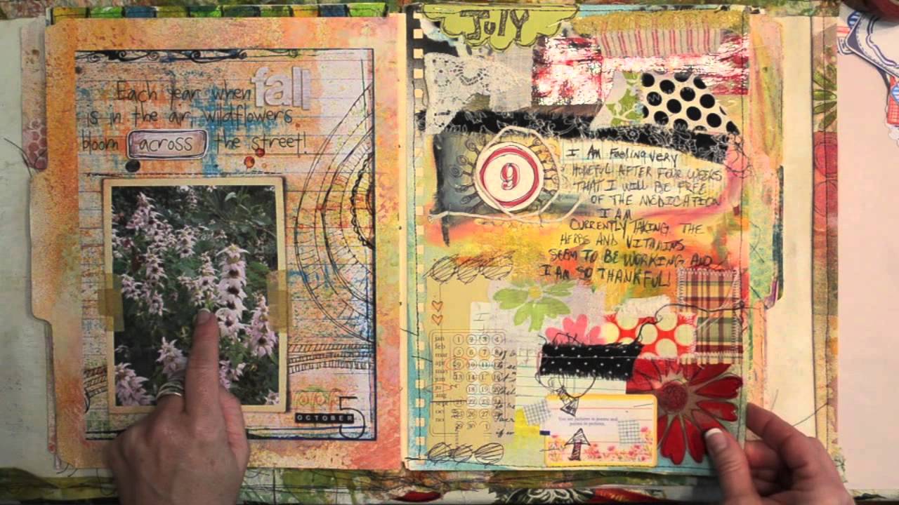 Points of Two Art Journal Flip