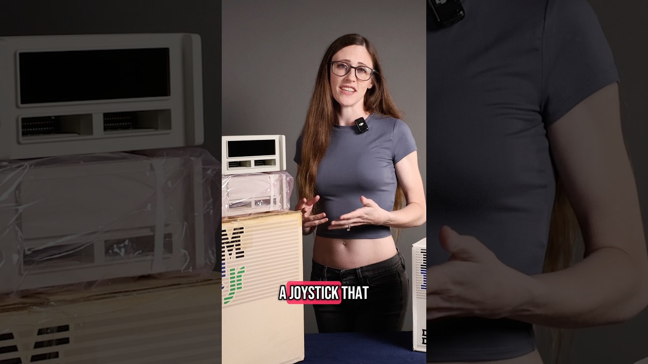 Посмотрите на мой новенький IBM PCjr! Хочу услышать ваши любимые воспоминания о PCjr. #ретро #ком...