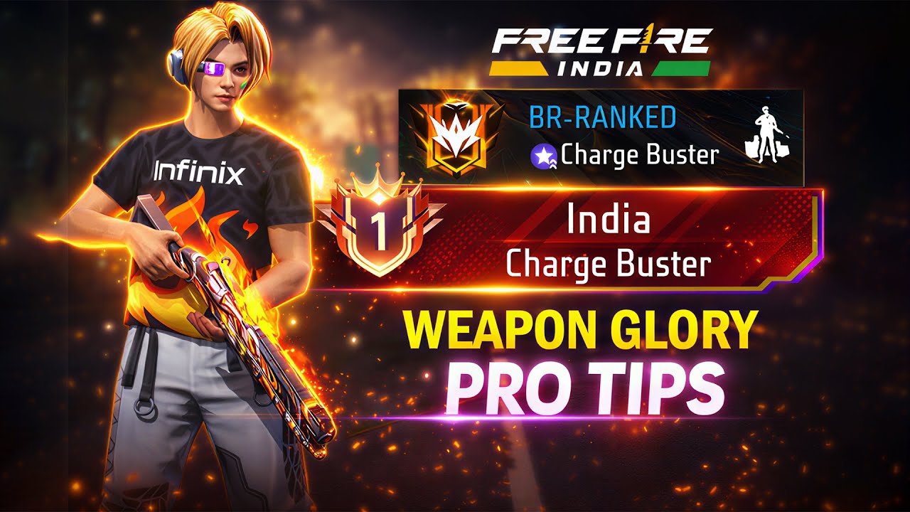 BR Weapon Glory Push Kaise Kare Free Fire 🔥 | How To Push Weapon Glory TOP 1 in BR Rank Mode