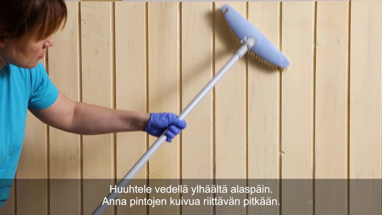 Puutalon maalaus