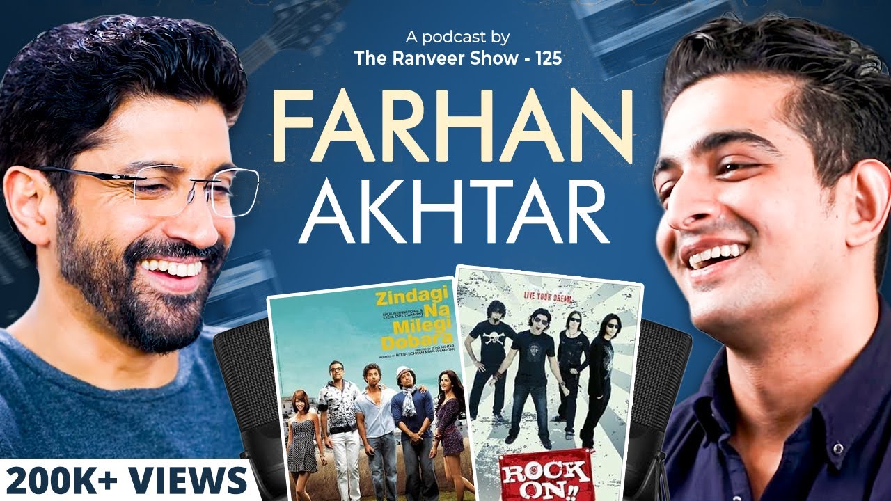 Farhan Akhtar on Film Making process, Warrior Mindset, Creativity & Fitness | The Ranveer Show 125
