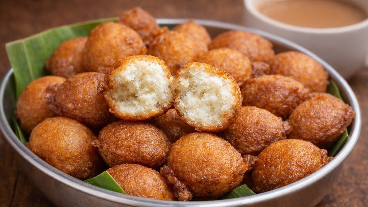 Soft-ஆ உள்ளே, Crispy-ஆ வெளியே வந்தா… எவ்வளவு சாப்பிட்டேன்னு தெரியாது! 😍Healthy இனிப்பு போண்டா
