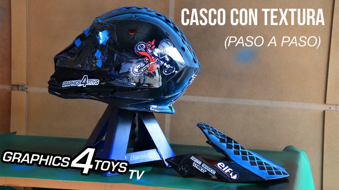 Como Pintar un Casco con TEXTURA (Paso a Paso)
