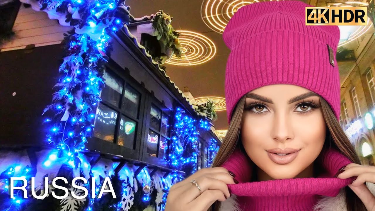🎄 MOSCOW, RUSSIA Red Square - The Most EXPENSIVE CHRISTMAS places IN THE WORLD | 4K Walking Tour