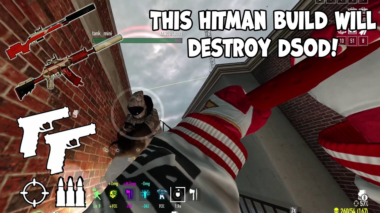 Payday 2 - This Hitman Build Will Destroy DSOD Forsure 💪 - Hitman R700 Build