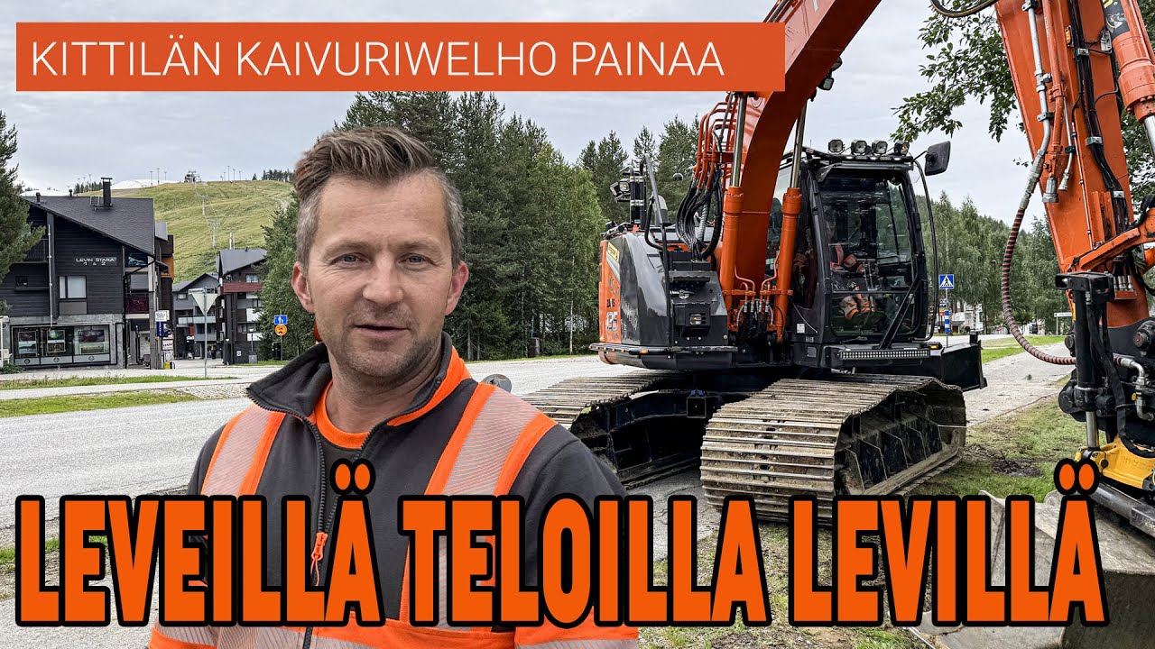 Leveillä teloilla Levillä - Kittilän Kaivuriwelho