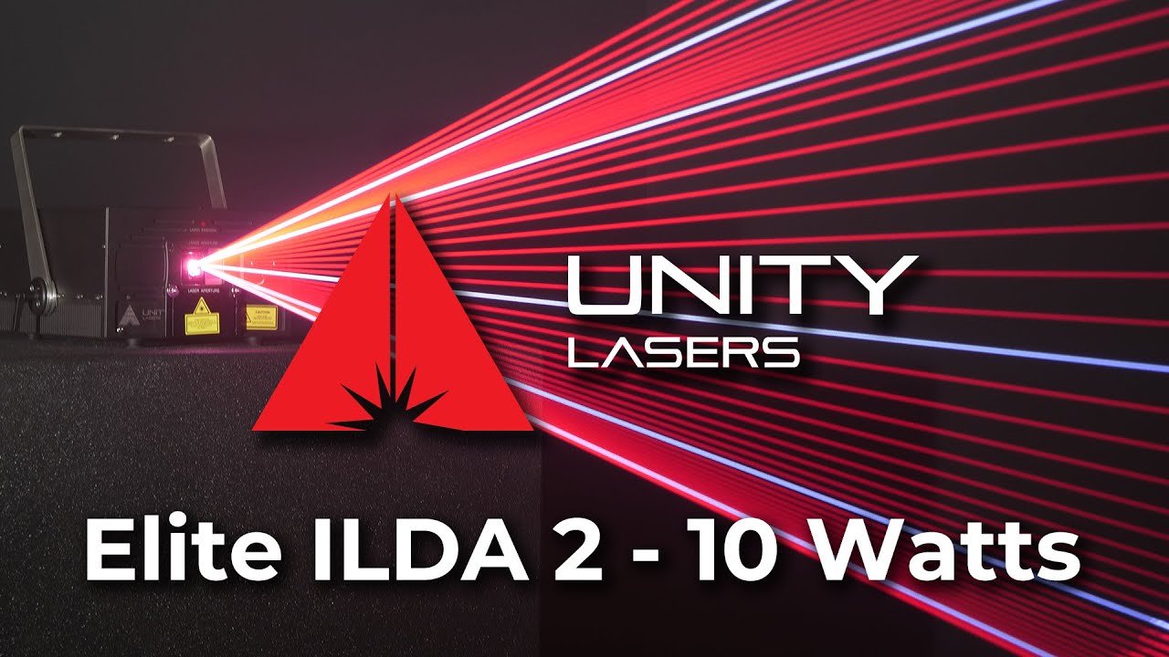 Unity Elite ILDA Series | 2 - 10 Watts ILDA RGB Lasers
