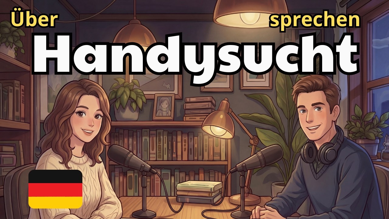 Talking About Phone Addiction in German | Easy German Podcast for Beginners
