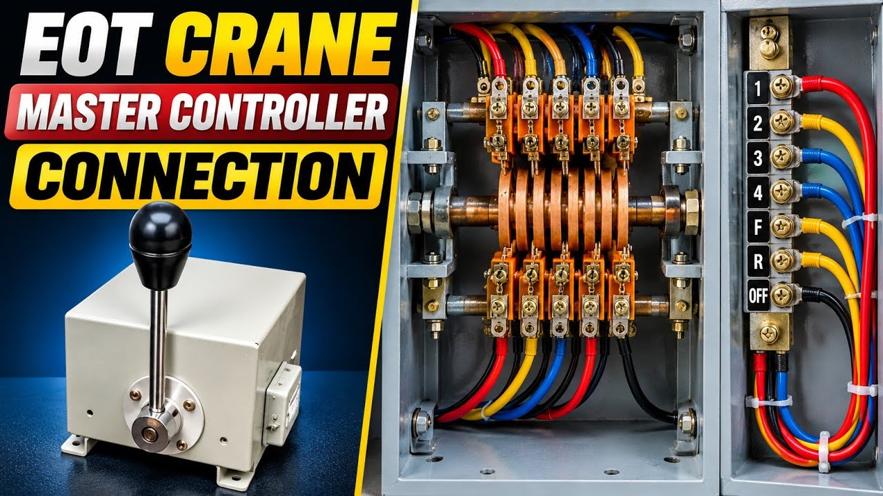 Eot Crane Master Controller Control Wiring Explain | Master Controller Connection करना सीखें @tapan