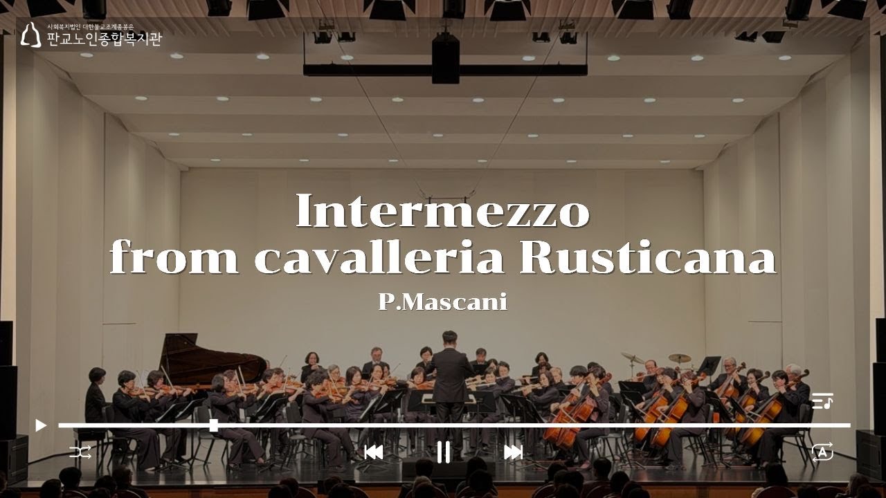 Intermezzo from cavalleria Rusticana-P.Mascani