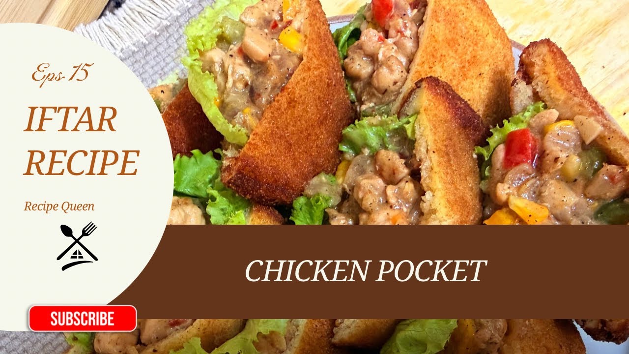 Ramadan Special Chicken Pocket | Crispy Stuffed Snack | Ramadan Special Iftar Recipe
