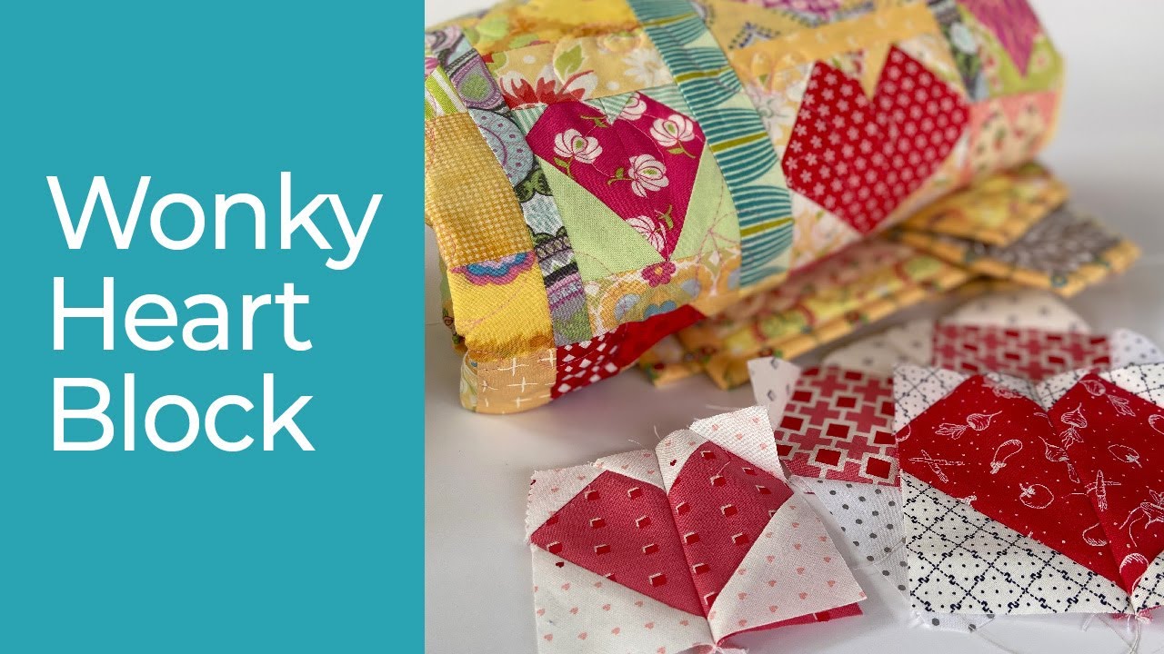 Wonky Heart Quilt BlockTutorial