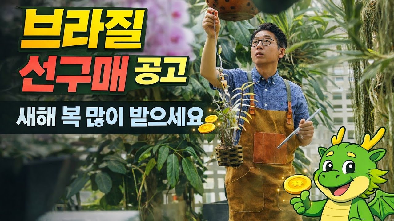 새해복 많이 받으세요 / 브라질 난초 선구매 이벤트 공지