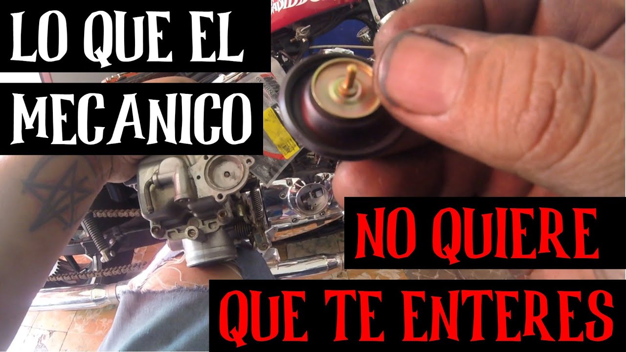 NO QUIEREN que te ENTERES sobre el DIAFRAGMA DEL CARBURADOR HARLEY mexicanico bikers