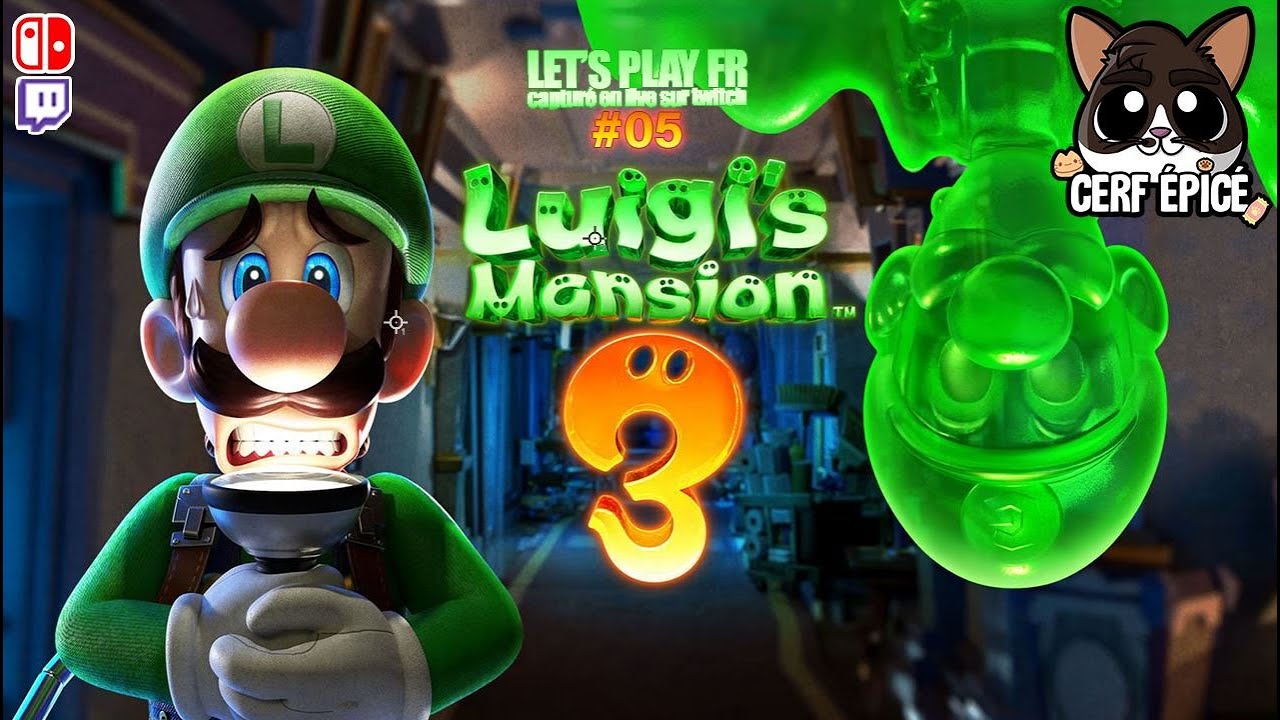 #05 - Luigi's Mansion 3 - Toad + étage 12 (prise spectrale) + étage 13 (espace gym) + Ectochat