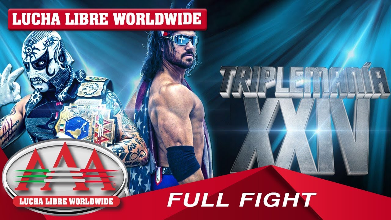 PENTAGÓN JR VS JOHNNY MUNDO en TRIPLEMANÍA XXIV | LUCHA COMPLETA | Lucha Libre AAA Worldwide