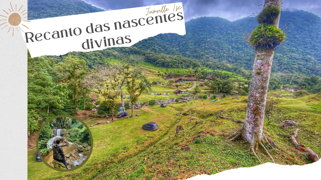 VENHA CONHECER ESSE LUGAR INCRIVEL EM JOINVILLE - RECANTO DAS NASCENTES DIVINAS
