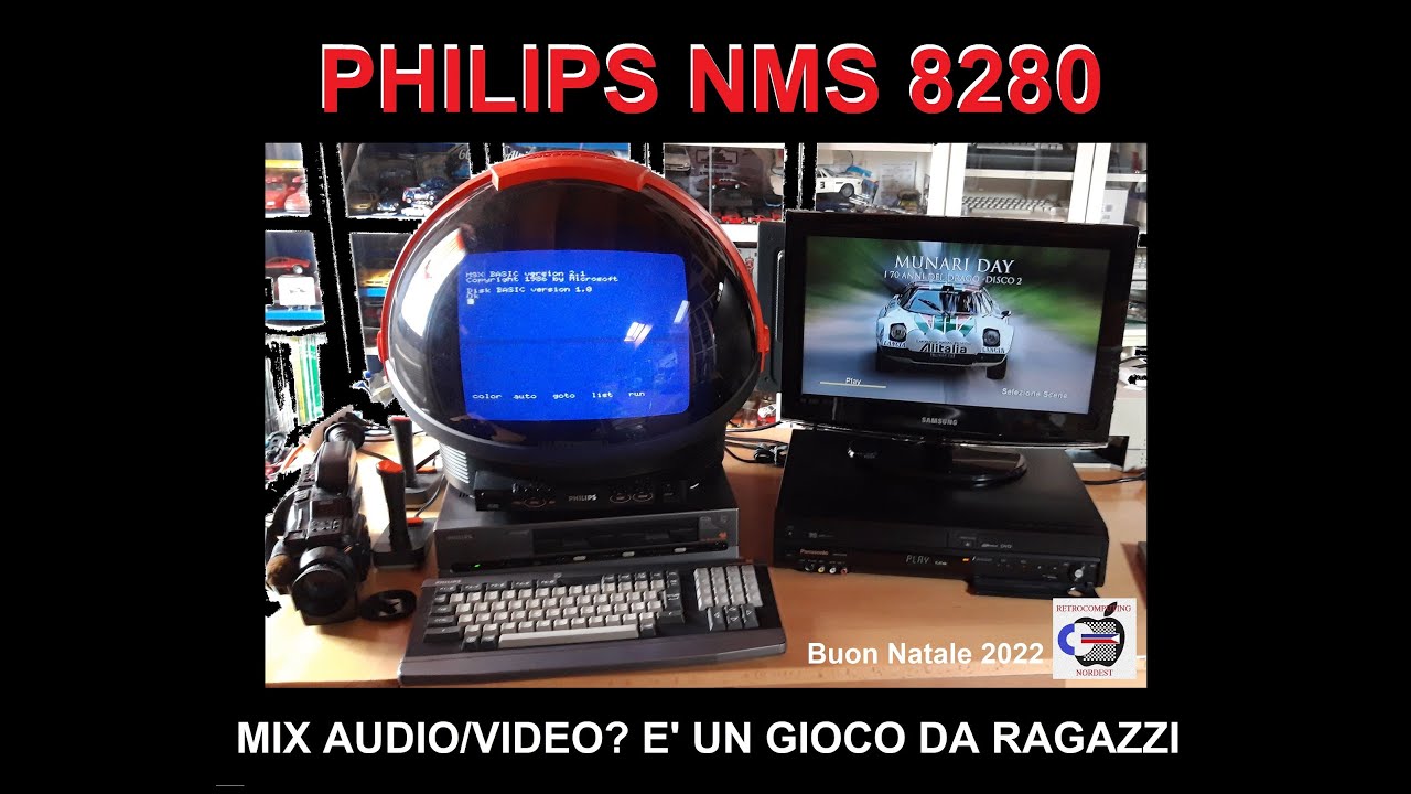 PHILIPS NMS 8280 E DISCOVERER AUGURI NATALE 2022#msx2 #philips8280 #philipsdiscoverer #philips #msx