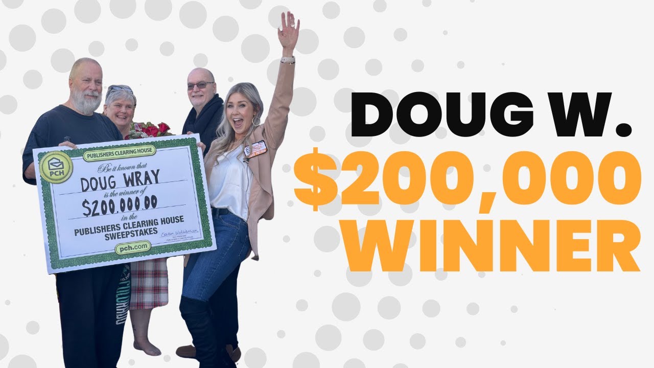 PCH Winner: Doug W. of CO Won $200,000.00!