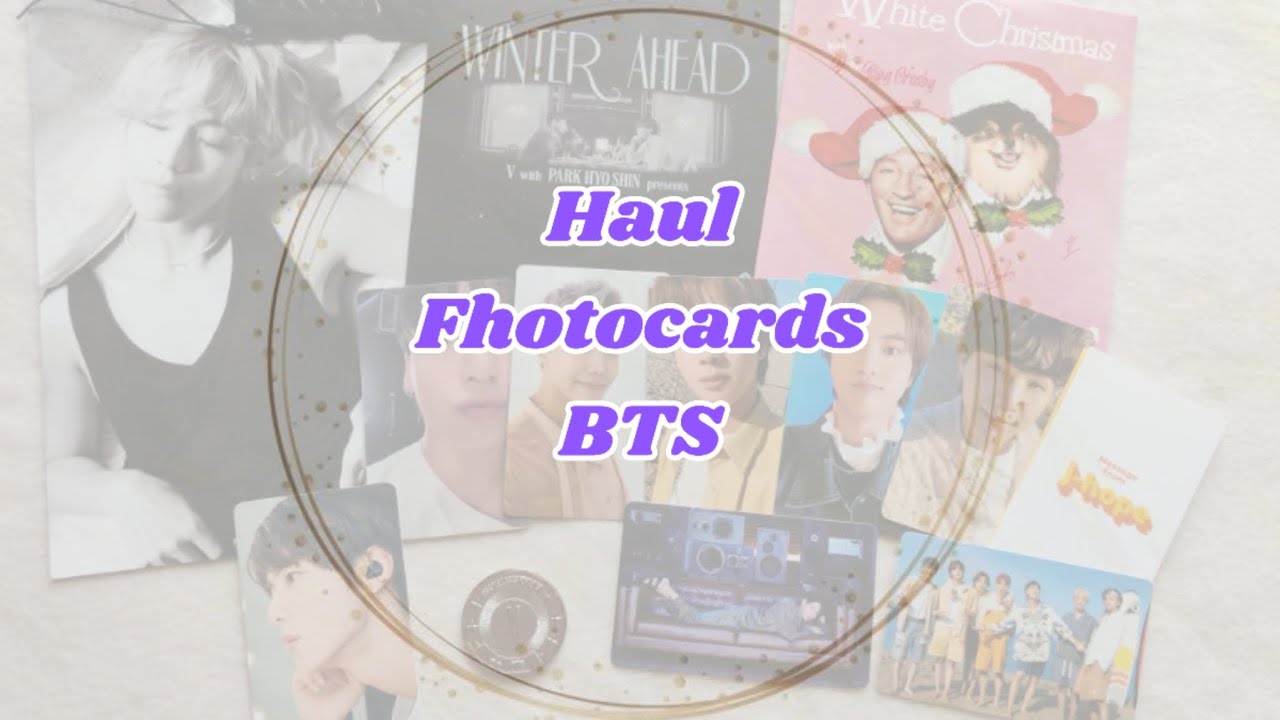 HAUL Fhotocards BTS \ Распаковка писем с картами BTS