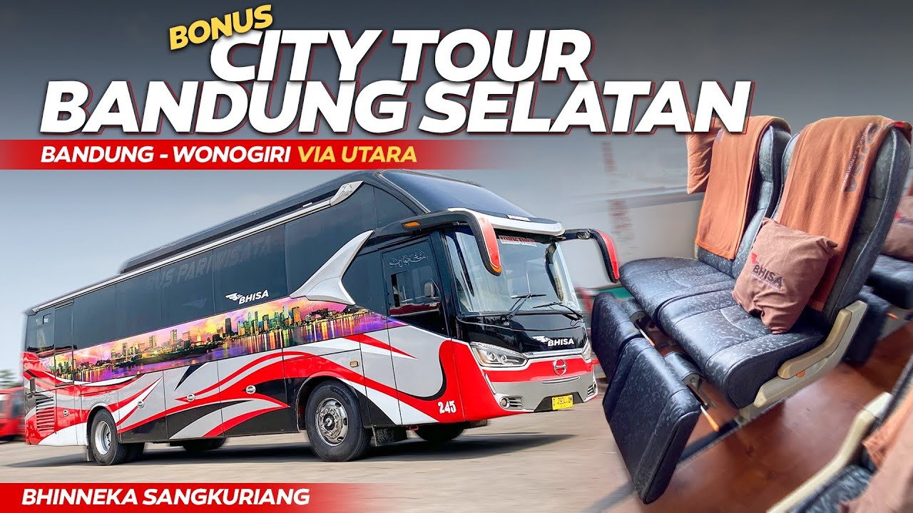 PEMAIN BARU JALUR WONOGIRI | BANDUNG - PURWANTORO Naik Bus BHISA (1/2)