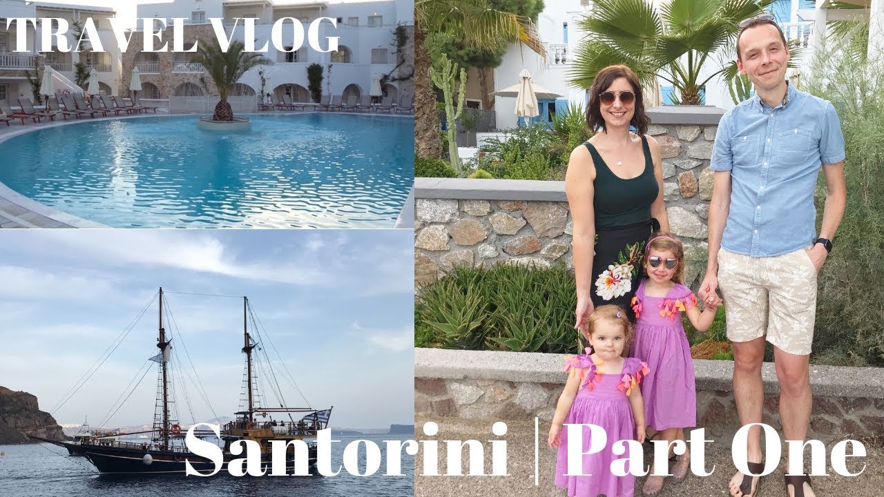 SANTORINI WITH KIDS ☀️ Aegean Plaza, Kamari & Sunset Cruise 🏝️⛵️