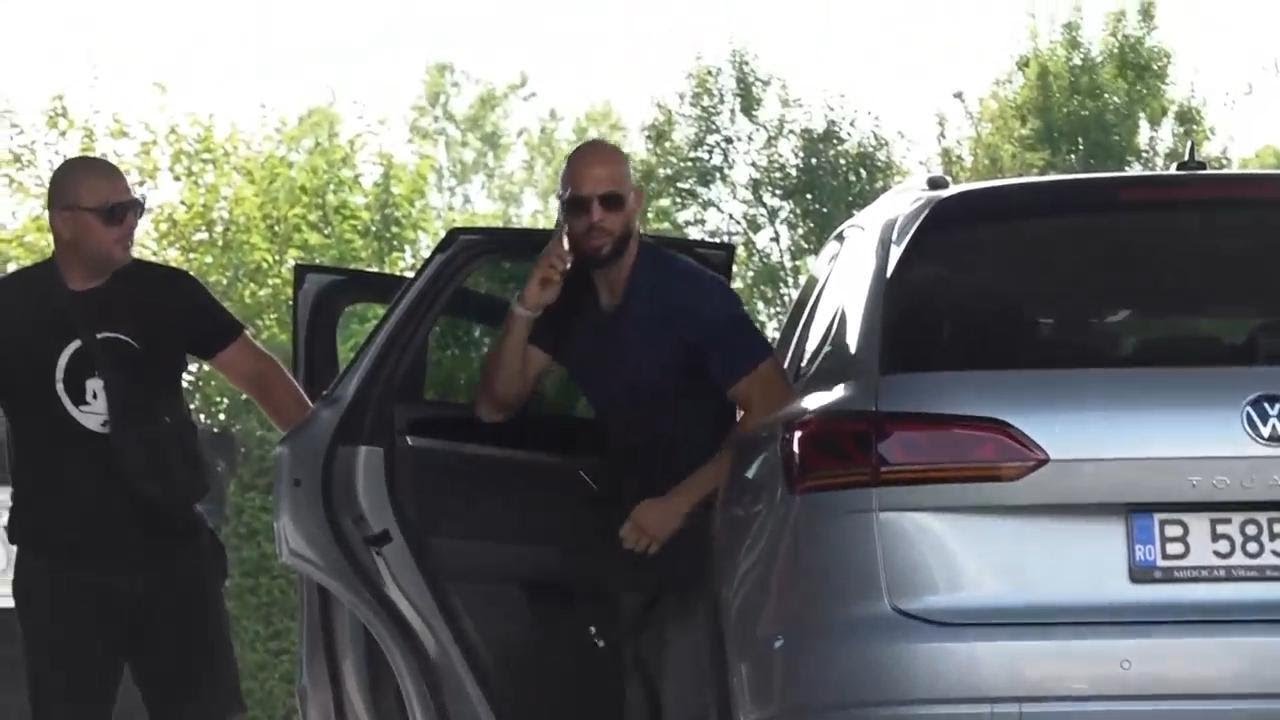 Tate brothers return home from police station