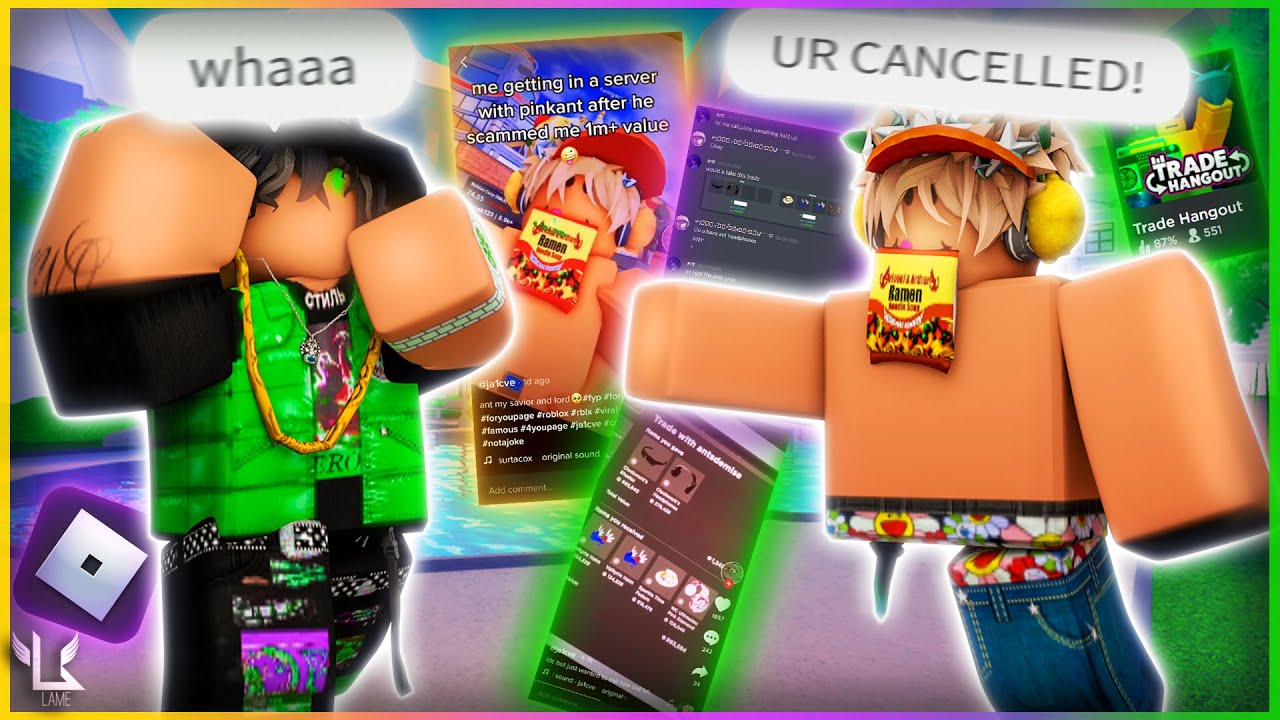 so this roblox tiktoker tried to cancel me so i did this... (i called him)