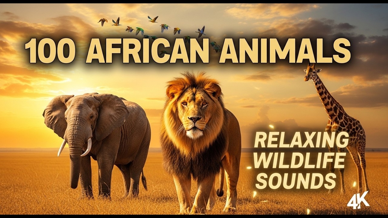 100 African Wildlife Animals in Africa 🦁 Real Animal#wildlife