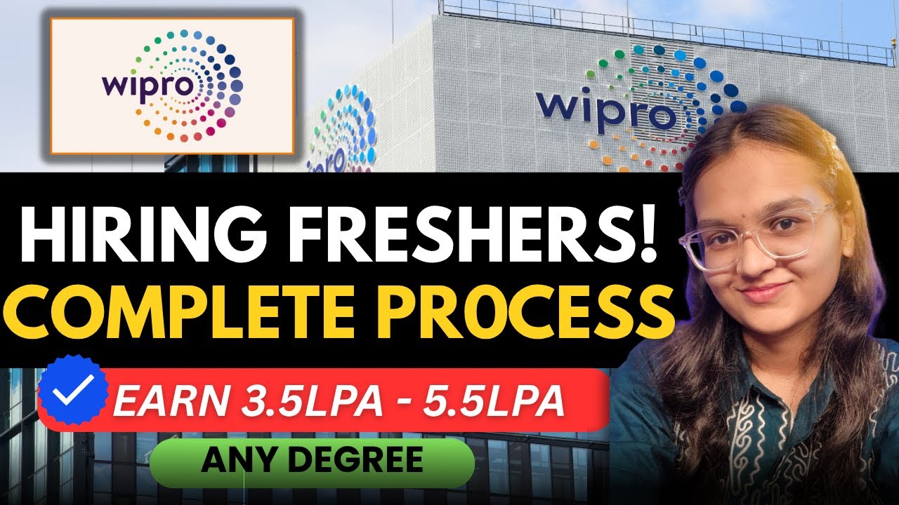 🔥Wipro Hiring Freshers 2025 | Complete Process & Salary Details | Any Graduate | FULL DETAILS