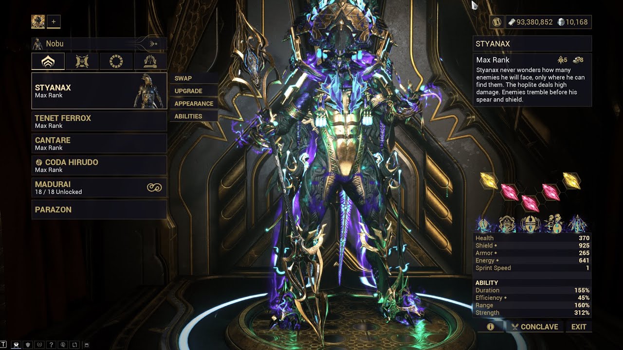 Warframe Maximum Investment - Styanax (Tharros Lethality) | The Vallis Undermind