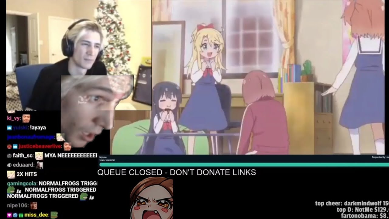 xQc reacts to Anime and K-Pop #1