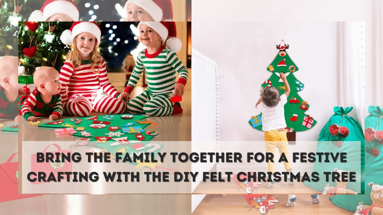 DIY Felt Christmas Tree with Accessories - Merry Christmas Decorations For Home