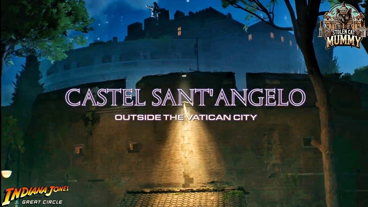 Indiana Jones and the Great Circle Castel Sant'Angelo Part 4KHDR PS5 With PC GamePlay. RG GAMING IND