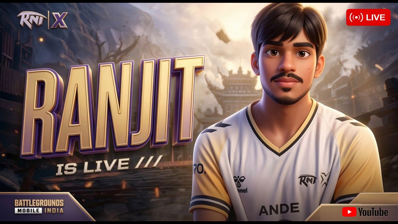 BGMI Rank Push to Conqueror! 🏆 | RANJITisLIVE is Back ⚡#RANJITisLIVE #bgmi #livestream