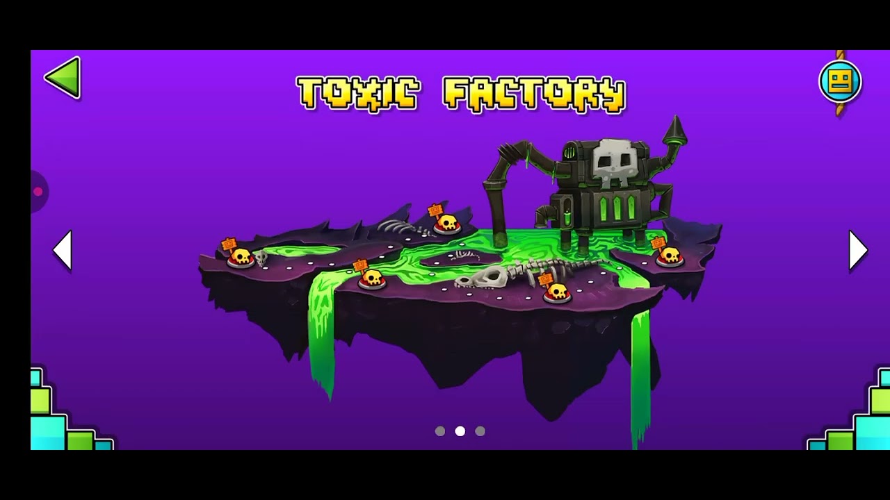 Todos los niveles del mundo 2 de geometry dash world 