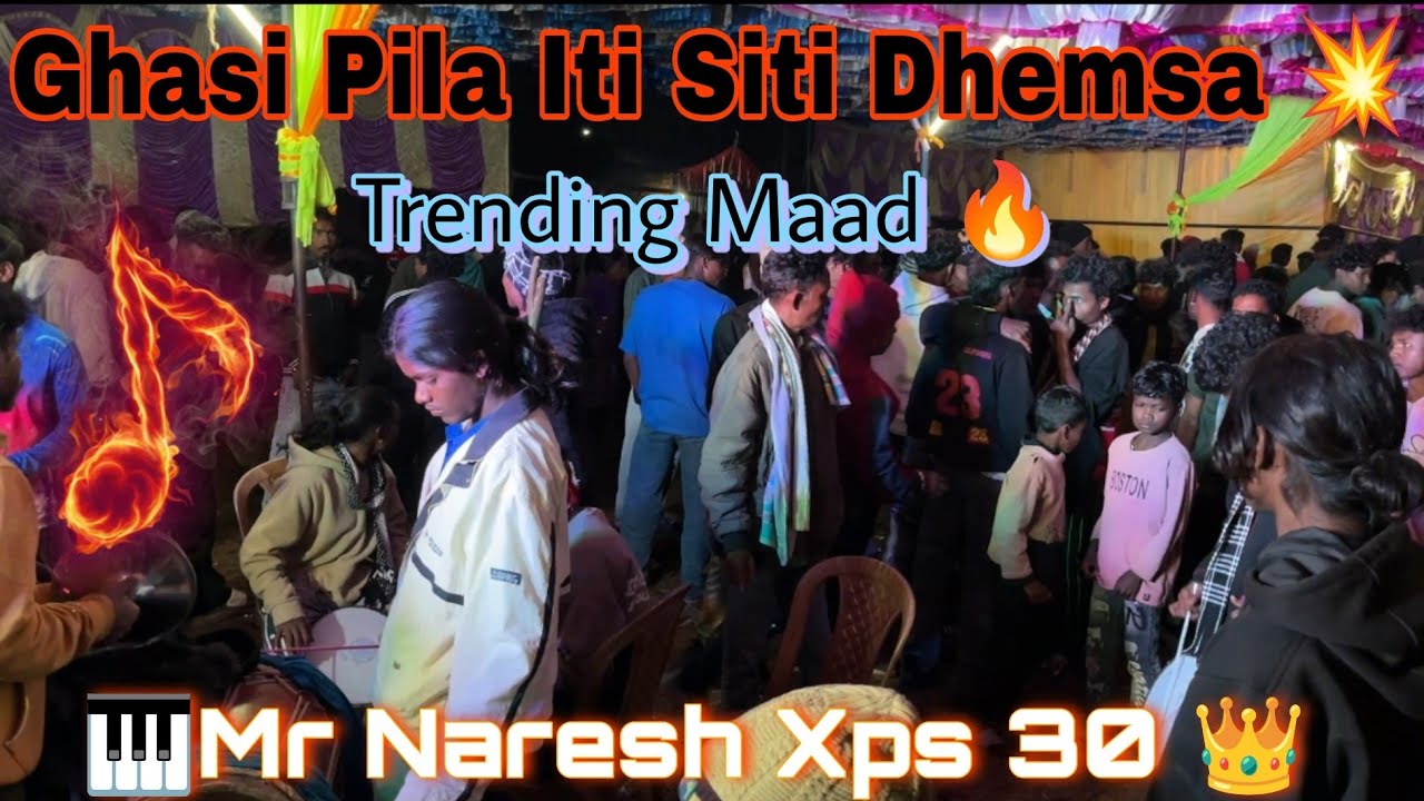 !! Asha Re Nachu Bend Party Umbel!!🔥🥁Ghasi Pila Iti Siti Dhemsa 💥 Use 🎧🎹 Mr Naresh Xps 30 👑#viral 