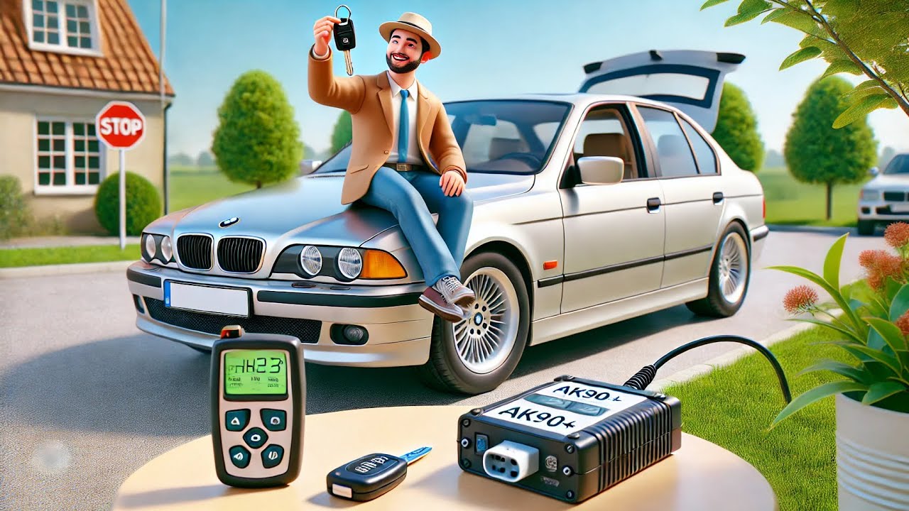 Привязать ключ BMW. AK90+ подключение windows 11