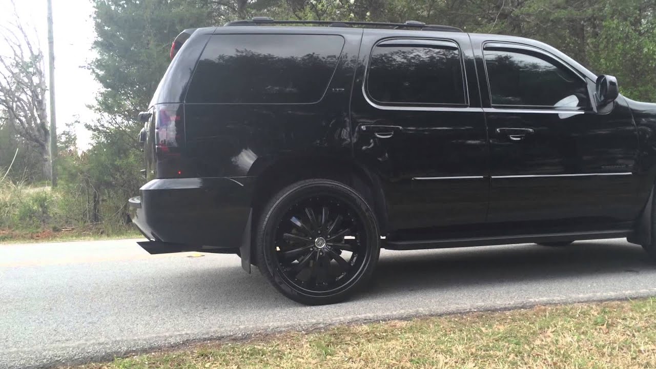 Murdered Out 07 Tahoe W/ Dual Exhaust