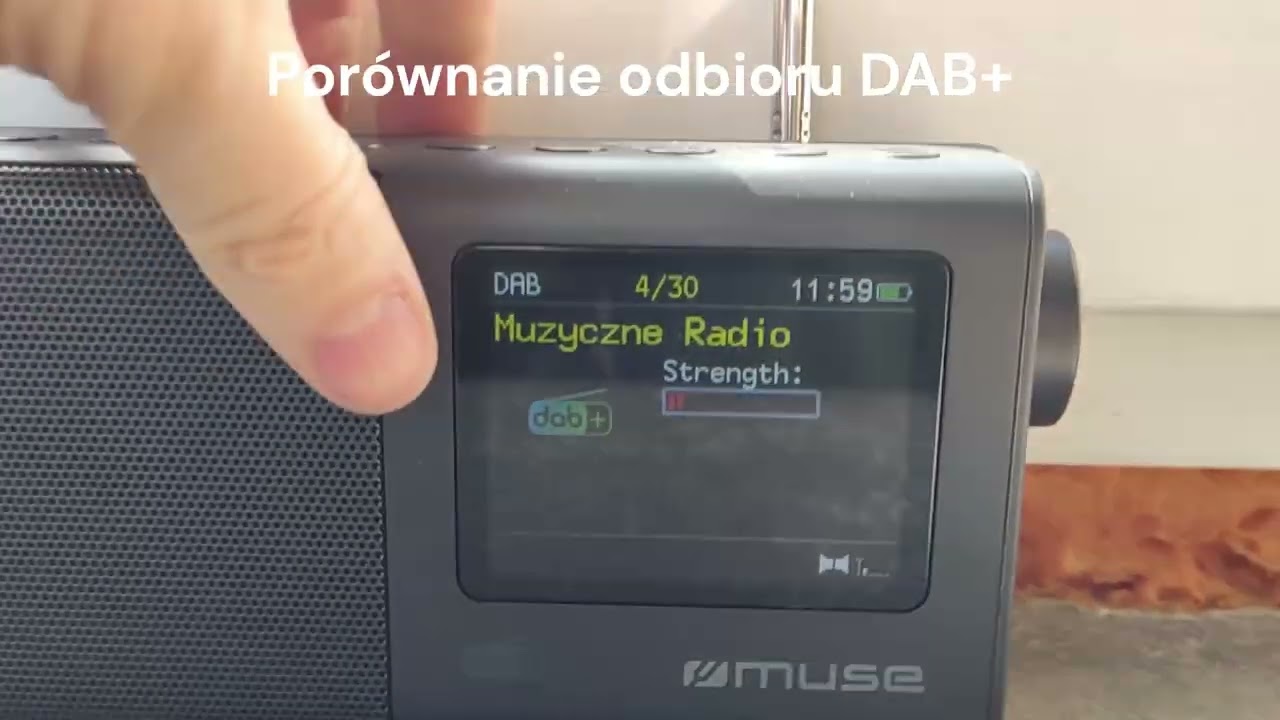 Porównanie odbioru DAB i FM - Sony-Technisat-Dual-Muse