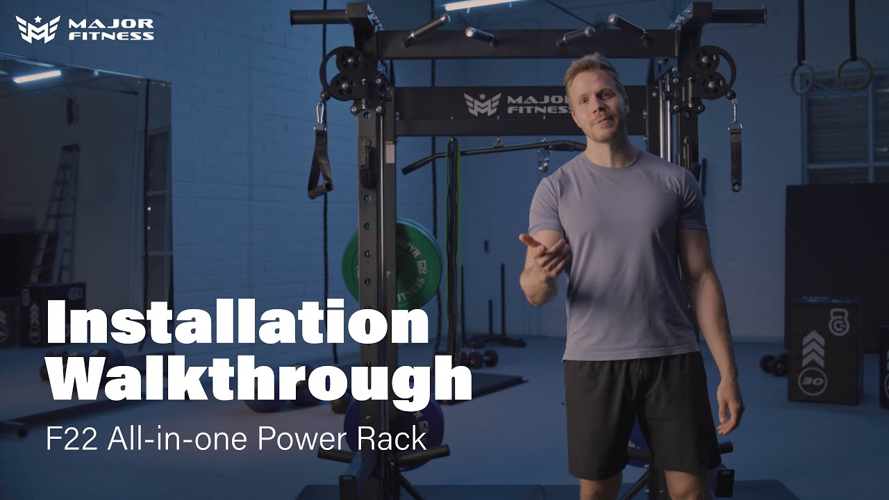 Installation Walkthrough | Major Fitness F22 All-in-One Power Rack