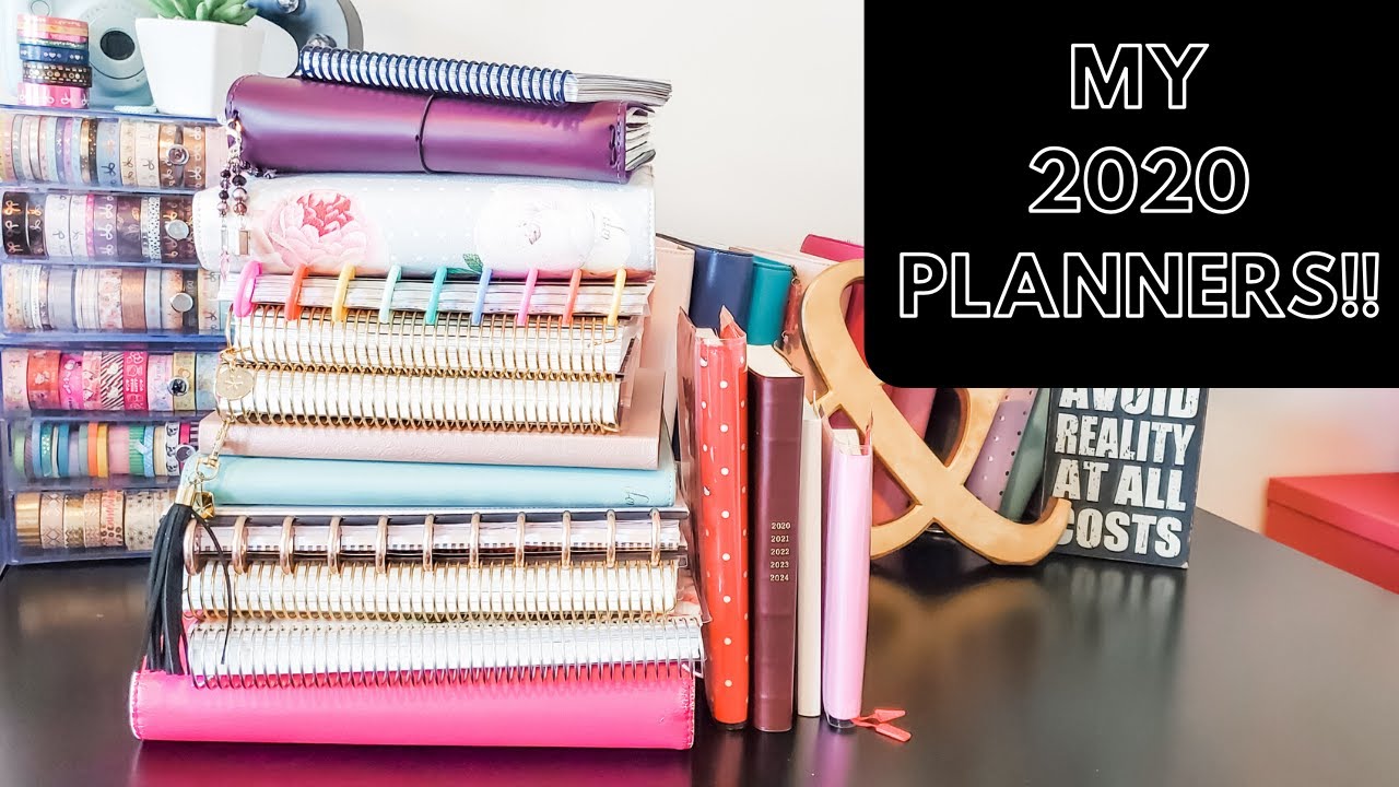 My 2020 Planner Line Up!!