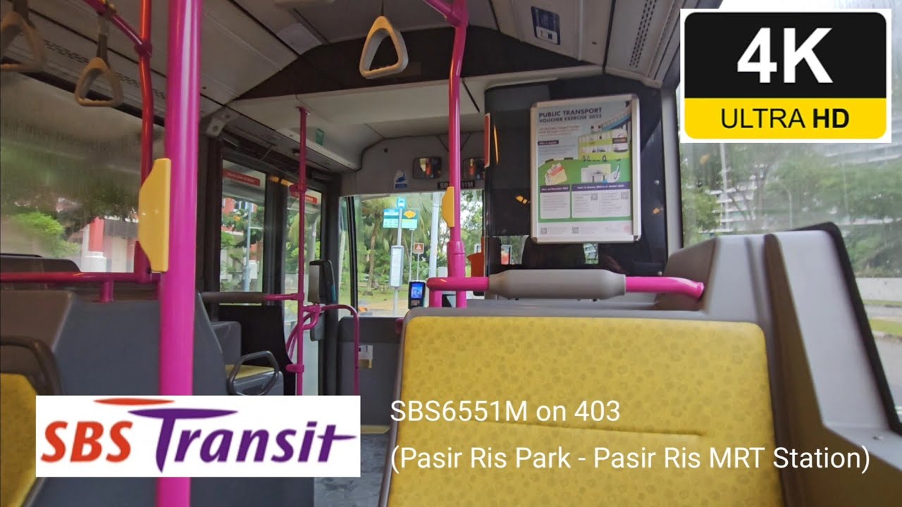 G-AS Mercedes-Benz O530 Citaro Batch 3 (SBS6551M) on 403 (Pasir Ris Park - Pasir Ris MRT)