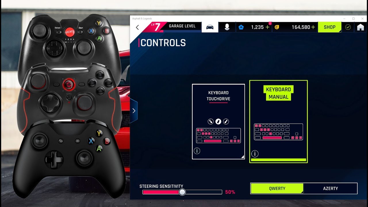 Asphalt 9: Legends | How to (any) gamepad Asphalt 9 !?