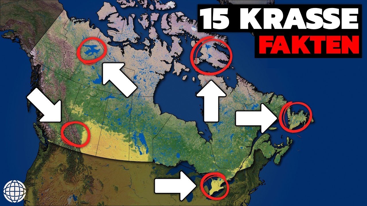 15 erstaunliche geografische Fakten über Kanada