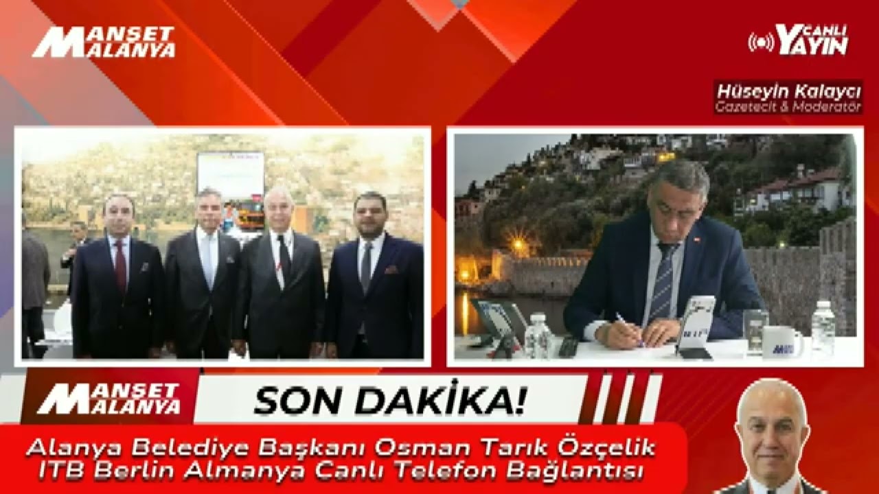 Başkan Özçelik, ITB Berlin’den “Off The Record”a Bağlandı